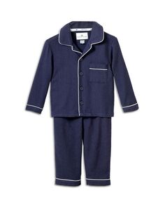 Фланелевой пижамный комплект унисекс Petite Plume, цвет Blue