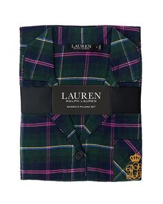 Клетчатый пижамный комплект Ralph Lauren, цвет Green