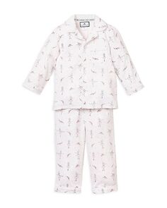 Пижамный комплект «Сладкая сливовая фея» для девочек — малыш, маленький ребенок, большой ребенок Petite Plume, цвет White