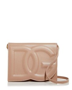 Мини-кожаная сумка через плечо Dolce &amp; Gabbana, цвет Pink
