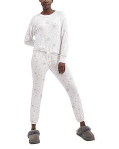 Пижамный комплект для бега с принтом Gable UGG, цвет White Ugg&Reg;