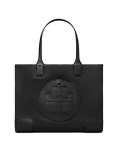 Миниатюрная нейлоновая сумка-тоут Ella Tory Burch, цвет Black