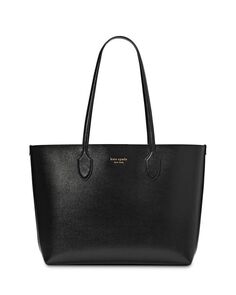 Большая кожаная сумка-тоут Bleecker kate spade new york, цвет Black