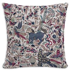 Декоративная подушка с рисунком, 20 x 20 дюймов Sparrow &amp; Wren, цвет Blue