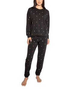 Черный пижамный комплект Rockies в стиле ретро PJ Salvage, цвет Black