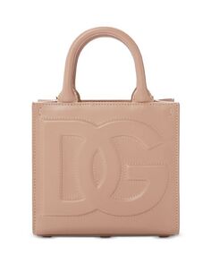 Маленькая кожаная сумка на каждый день Dolce &amp; Gabbana, цвет Tan/Beige