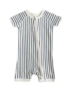 Пижама унисекс с короткими рукавами – для малышей Pehr, цвет Blue