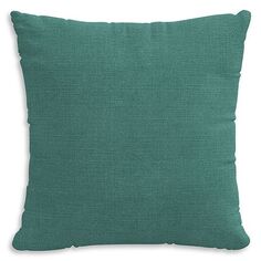 Пуховая подушка из льна, 20 x 20 дюймов Sparrow &amp; Wren, цвет Green