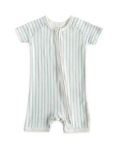 Пижама унисекс с короткими рукавами – для малышей Pehr, цвет Blue