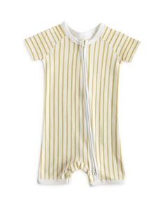 Пижама унисекс с короткими рукавами – для малышей Pehr, цвет Yellow
