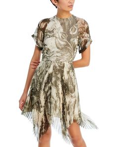 Мини-платье с принтом Oceanscape Jason Wu Collection, цвет Multi