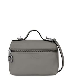 Кожаная сумка через плечо Le Pliage Xtra Vanity Longchamp, цвет Gray
