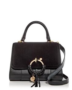 Кожаная сумка через плечо Joan Ladylike See by Chloé, цвет Black
