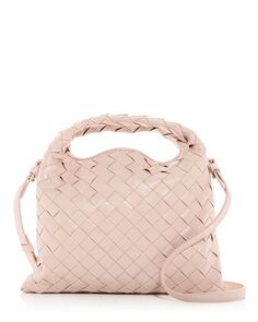 Мини-сумка через плечо Hop Bottega Veneta, цвет Pink