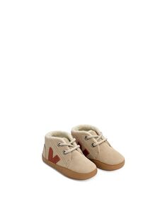 Замшевые туфли унисекс Bon Point – для малышей VEJA, цвет Tan/Beige