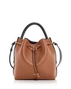 Кожаная сумка-мешок Marcie Chloe, цвет Brown