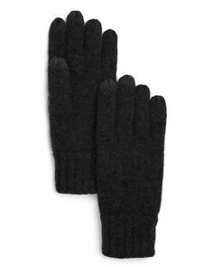 Вязаные технические перчатки The Men&apos;s Store at Bloomingdale&apos;s, цвет Black