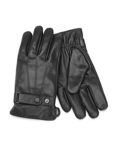 Технические перчатки из кожи ягненка ROYCE New York, цвет Black