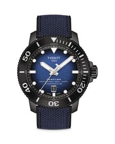 Профессиональные часы Seastar 2000, 46 мм Tissot, цвет Blue