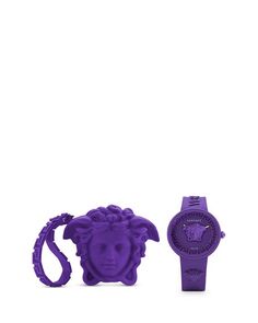Часы Медуза Поп, 39 мм Versace, цвет Purple