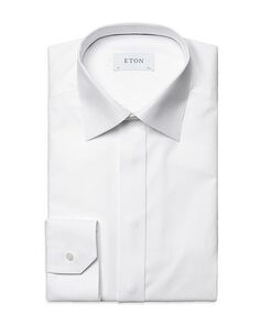 Современный крой в точках Piqu&amp;;eacute; Формальная рубашка Eton, цвет White