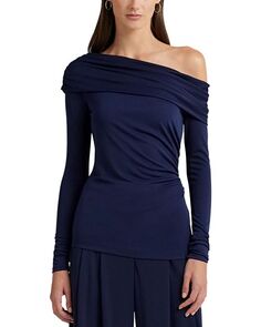 Топ с открытыми плечами Ralph Lauren, цвет Blue