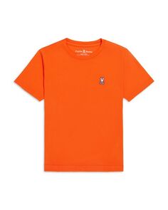 Футболка с круглым вырезом для мальчиков Psycho Bunny, цвет Orange