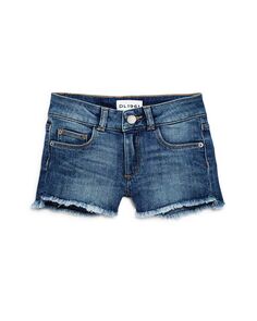 Обрезанные джинсовые шорты Lucy для девочек – Little Kid DL1961, цвет Blue