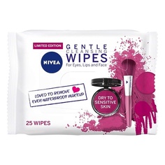 Нежные очищающие салфетки для лица Visage Daily Essentials 25 шт., Nivea