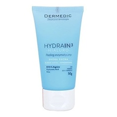 Dermedic Hydrain3 Hialuro Enzymatic Peeling 50G - рекомендуется для бережного очищения чувствительной и сухой кожи - гипоаллергенный, Dermena