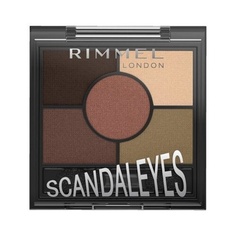 Палитра теней для век Scandaleyes 02 Briton Brown, Rimmel