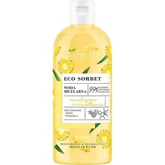 Мицеллярная вода Eco Sorbet Pineapple увлажняющая и осветляющая 500мл, Bielenda