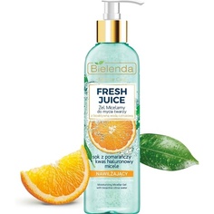 Увлажняющий мицеллярный гель для умывания Fresh Juice Orange 190G, Bielenda