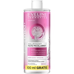 Мицеллярная вода Facemed Hyaluronic 400 мл для сухой и чувствительной кожи, Eveline Cosmetics