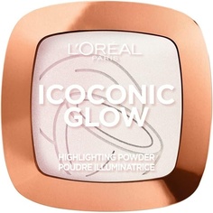 Пудровый хайлайтер 01 Iconic Glow Pink 9G, L&apos;Oreal LOreal