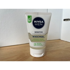 Очищающий гель для умывания чувствительной кожи лица для мужчин с ромашкой 100 мл, Nivea