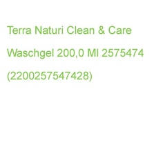Naturi Clean &amp; Care гель для умывания, 200 мл, Terra