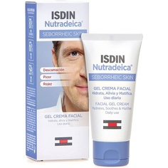 Гель-крем для лица Nutradeica 50 мл для себорейной кожи - увлажняет, успокаивает и матирует кожу, Isdin