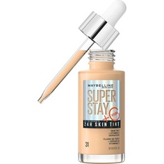 Тинт-основа Maybelline Super Stay Skin с витамином С, стойкая до 24 часов, веганская формула, оттенок 31, 30 мл, Maybelline New York