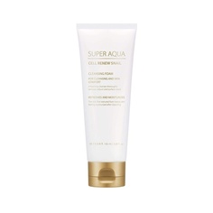 Super Aqua Cell Renew Очищающая пенка для улиток, Missha