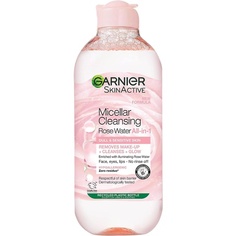Мицеллярная розовая вода для тусклой кожи 400мл, Garnier