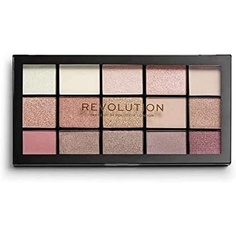 Палитра теней для век Makeup Revolution Reloaded, высокопигментированная Iconic 3.0, 15 оттенков, матовая и мерцающая, 16,5G, Revolution Beauty