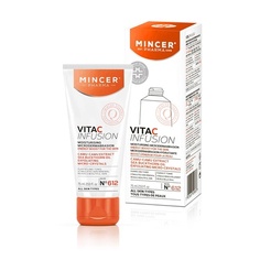 Mincer Pharma Vita C Infusion увлажняющая очищающая микродермабразия для всех типов кожи с экстрактом камю-каму, облепиховым маслом и микрокристаллами пилинга 75мл, Mincer Est. Pharma 1989