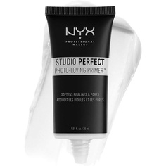 Studio Perfect Primer Прозрачная основа под макияж Выравнивает цвет лица Минимизирует тонкие линии и поры Веганская формула, Nyx Professional Makeup