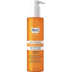 Multi Correxion Revive + Glow Gel Cleanser Бодрящее очищающее средство для лица с витамином С 177 мл, Roc