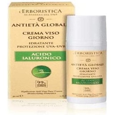Athena Global Антивозрастной дневной крем для лица с гиалуроновой кислотой 50 мл, L&apos;Erboristica Lerboristica