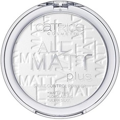 Пудра All Matt Plus для контроля блеска 10 г — № 001 универсальная для комбинированной кожи, Catrice