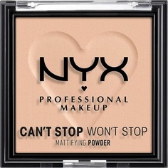 Can&apos;T Stop Won&apos;T Stop Матирующая пудра с матовым финишем Светлый средний 03 Светлый средний, Nyx Professional Makeup