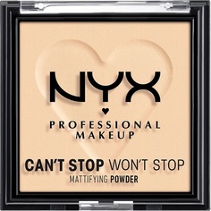 Can&apos;T Stop Won&apos;T Stop Матирующая пудра Light 02 6G, Nyx Professional Makeup