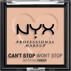 Can&apos;T Stop Won&apos;T Stop Матирующая пудра Medium 04 Medium, Nyx Professional Makeup